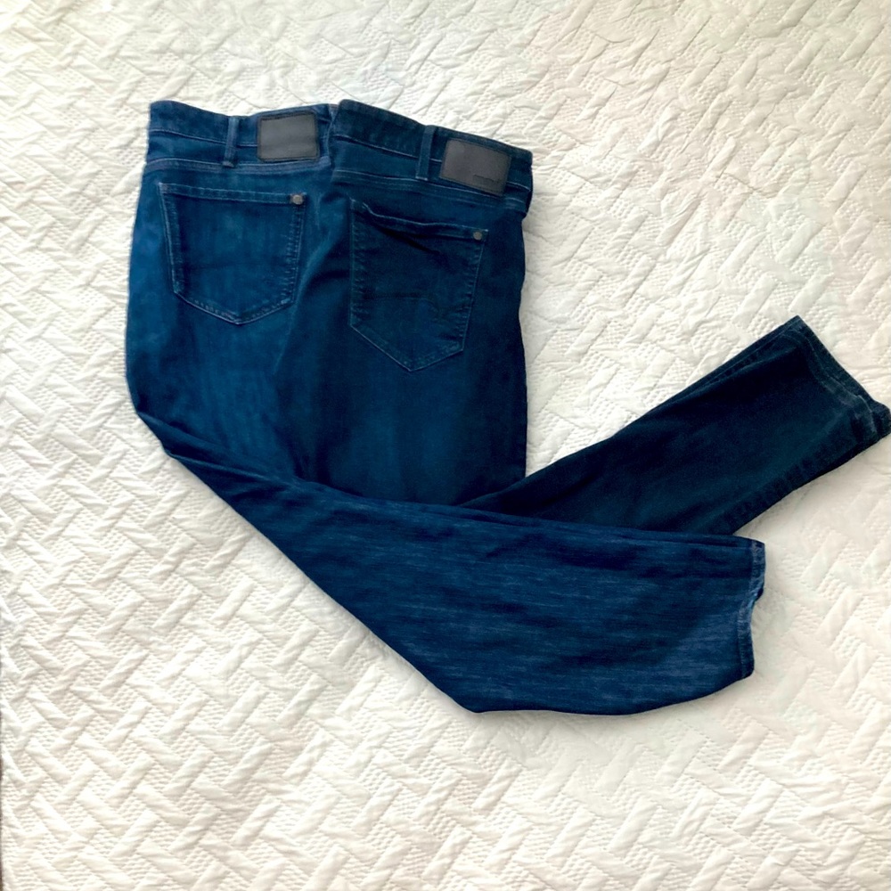 2 pair of Dark Wah Mavi Jeans in the “Jake” style 38x32